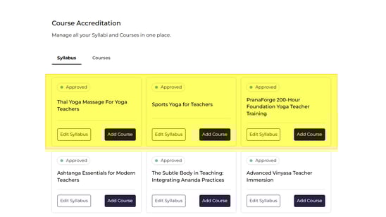 Approved Syllabus